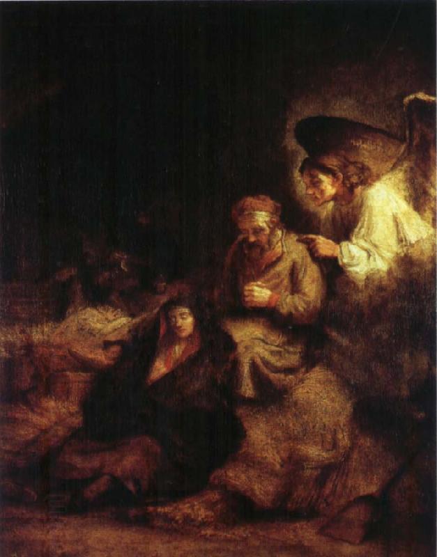 REMBRANDT Harmenszoon van Rijn The Dream of St.Joseph oil painting picture